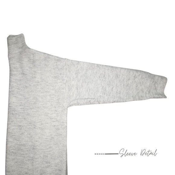 GREY TURTLENECK SWEATER DRESS - Picture 7 of 8